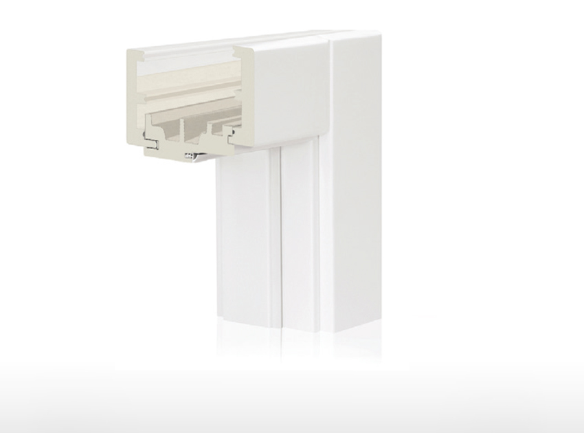 WPC door frame for hinged door