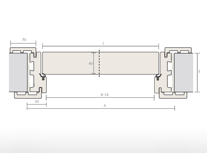 WPC door frame for hinged door